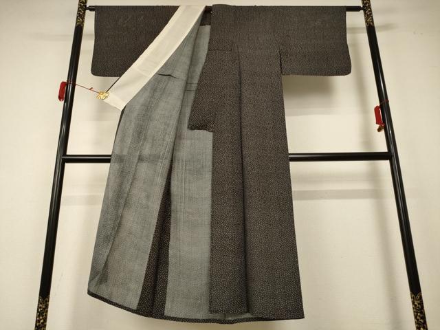 平和屋着物＊夏物 江戸小紋 絽 舞鳥文 正絹 逸品 AABC1806jd
