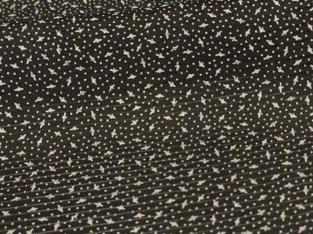 平和屋着物＊夏物 江戸小紋 絽 舞鳥文 正絹 逸品 AABC1806jd
