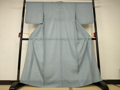 平和屋着物＊夏物 江戸小紋 絽 鮫小紋柄 正絹 逸品 AABC1808jd