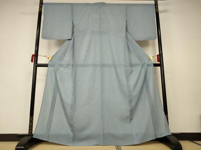 平和屋着物＊夏物 江戸小紋 絽 鮫小紋柄 正絹 逸品 AABC1808jd