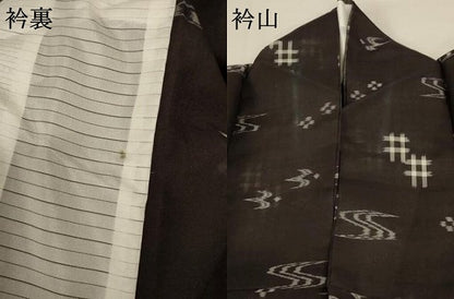 平和屋着物＊夏物 本場琉球絣 夏琉球 正絹 逸品 AABC1809jf