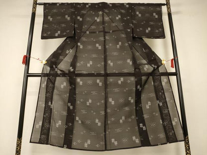 平和屋着物＊夏物 本場琉球絣 夏琉球 正絹 逸品 AABC1809jf