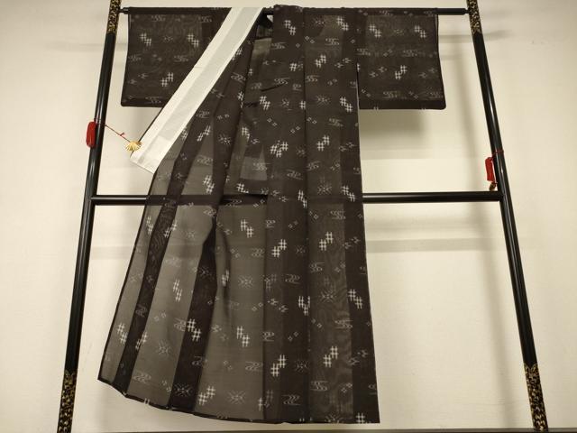 平和屋着物＊夏物 本場琉球絣 夏琉球 正絹 逸品 AABC1809jf