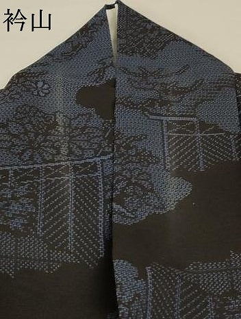 平和屋着物＊夏物 紗紬 草花文 正絹 逸品 AABC1810jd