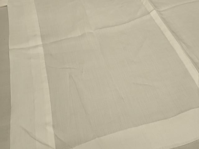 平和屋着物＊夏物 男性 銀座もとじ 長襦袢 紗 象牙色 たとう紙付き 正絹 逸品 AABC1818jd