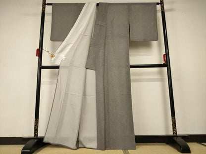 平和屋着物＊夏物 江戸小紋 絽 鮫小紋柄 正絹 逸品 AABC1819jd