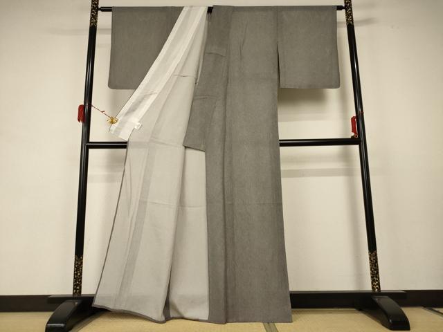 平和屋着物＊夏物 江戸小紋 絽 鮫小紋柄 正絹 逸品 AABC1819jd