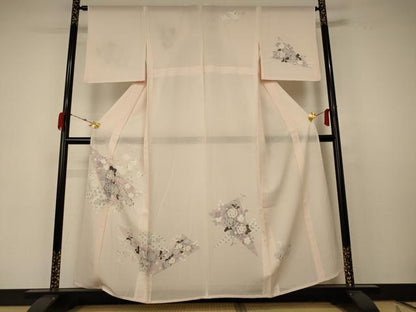 平和屋着物＊夏物 訪問着 絽 辻が花 正絹 逸品 AABC1825jd