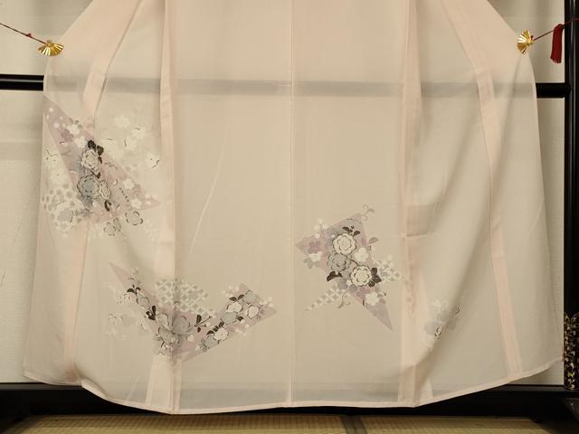 平和屋着物＊夏物 訪問着 絽 辻が花 正絹 逸品 AABC1825jd