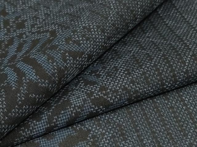 平和屋着物＊夏物 本場大島紬 夏大島 草葉間道 正絹 逸品 AABC1831jd