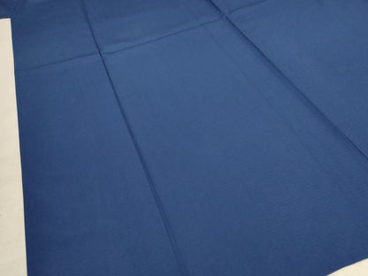 平和屋着物＊夏物 色無地 絽 青藍色 正絹 逸品 AABC1834jd