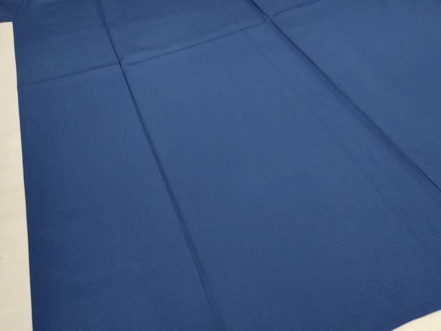 平和屋着物＊夏物 色無地 絽 青藍色 正絹 逸品 AABC1834jd