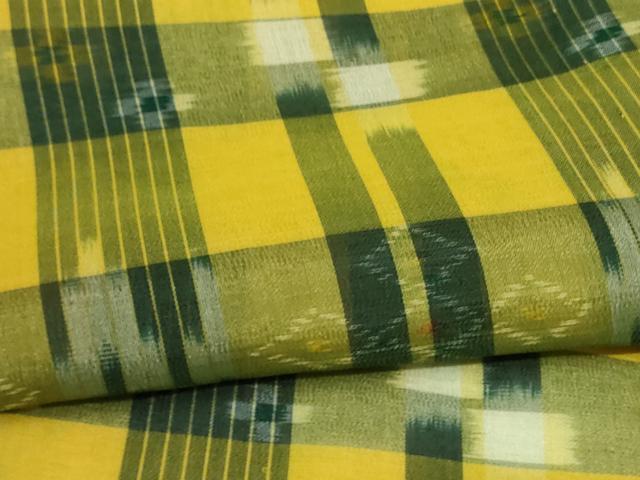 平和屋着物＊夏物　本場琉球絣　夏琉球　正絹　逸品　未使用　AABC1837jd