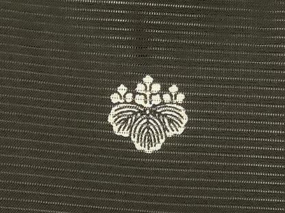 平和屋着物＊夏物　黒留袖　絽　花車文　金彩　洗える着物　AABC1844jd