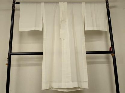 平和屋着物＊夏物 長襦袢 絽 生成り色 洗える着物 AABC1845jd
