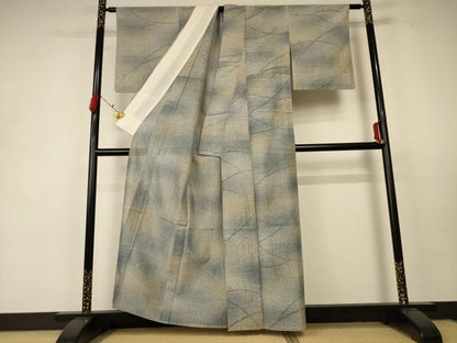 平和屋着物＊夏物 紗紬 霞芝文 正絹 逸品 AABC1849jd