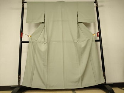 平和屋着物＊夏物 色無地 絽 若芽色 正絹 逸品 未使用 AABC1858jd
