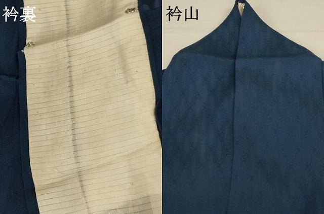 平和屋着物＊夏物 色無地 幾何学紋紗 褐返色 正絹 逸品 AABC1859jd