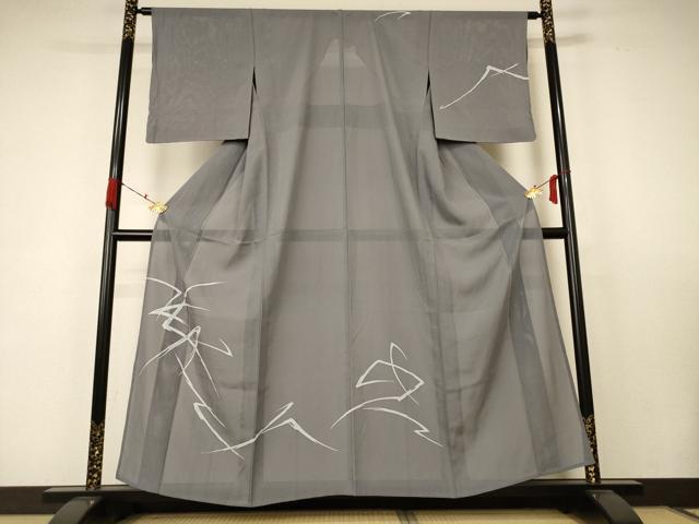 平和屋着物＊夏物 訪問着 絽 幾何学文様 正絹 逸品 AABC1860jd