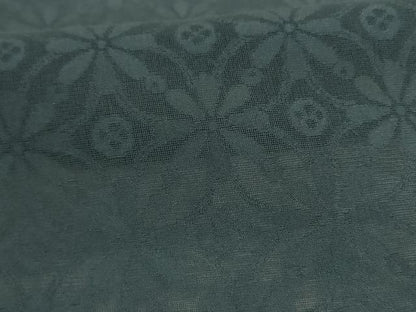 平和屋着物＊夏物 色無地 花菱紋紗 百入茶色 正絹 逸品 AABC1867jd