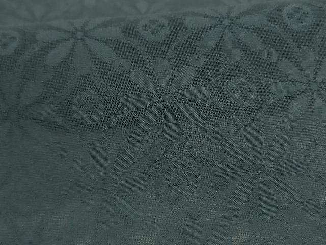 平和屋着物＊夏物 色無地 花菱紋紗 百入茶色 正絹 逸品 AABC1867jd