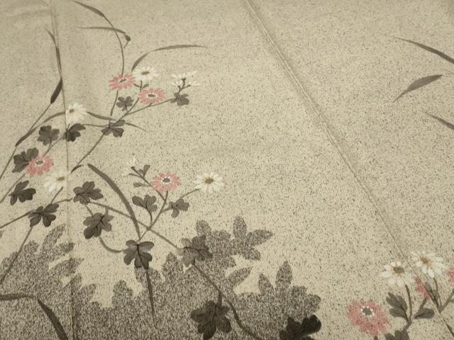 平和屋着物＊夏物 訪問着 絽 草花文 正絹 逸品 未使用 AABC1870jd