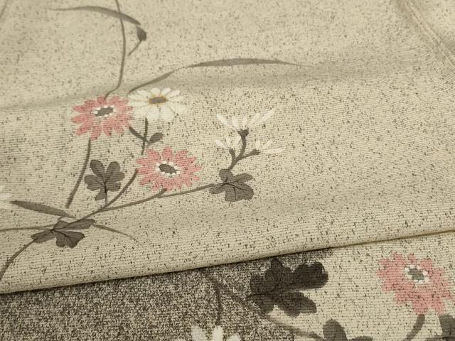 平和屋着物＊夏物 訪問着 絽 草花文 正絹 逸品 未使用 AABC1870jd