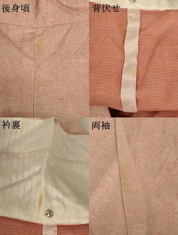 平和屋着物＊夏物 小紋 絽 霞文 正絹 逸品 AABC1873jd