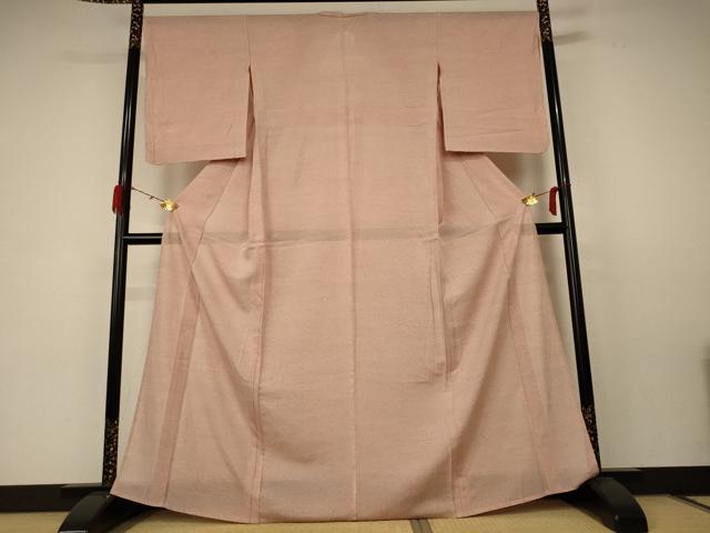 平和屋着物＊夏物 小紋 絽 霞文 正絹 逸品 AABC1873jd