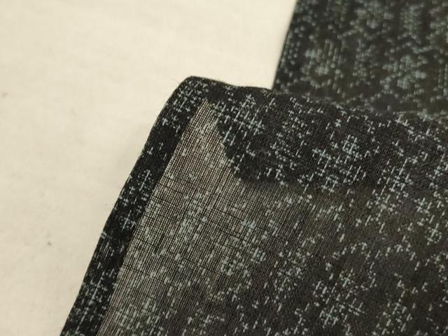 平和屋着物＊夏物 紗紬 幾何学文様 正絹 逸品 AABC1874jd