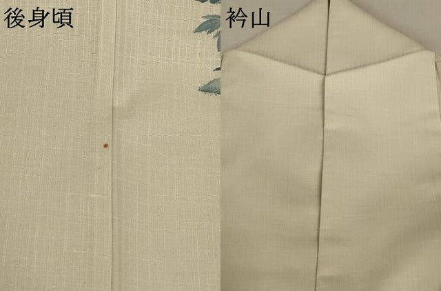 平和屋着物＊夏物 訪問着 紗 草花文 ロング丈 正絹 逸品 AABC1875jd