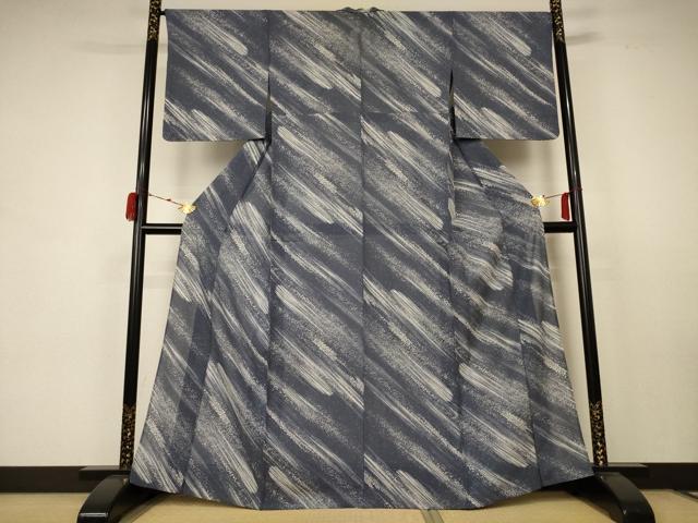 平和屋着物＊夏物 小紋 絽 霞文 正絹 逸品 AABC1878jd