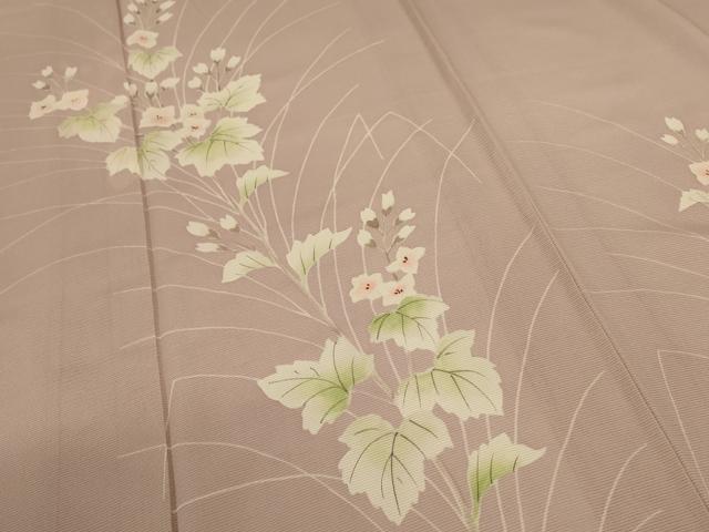 平和屋着物＊夏物 訪問着 絽 草花文 正絹 逸品 AABC1880jd