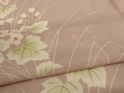 平和屋着物＊夏物 訪問着 絽 草花文 正絹 逸品 AABC1880jd
