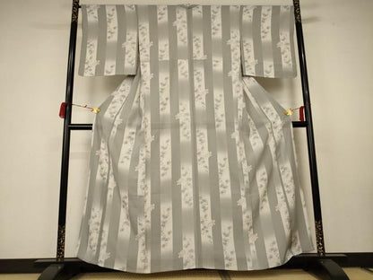 平和屋着物＊夏物 小紋 絽 草花間道 やまと誂製 正絹 逸品 AABC1881jd