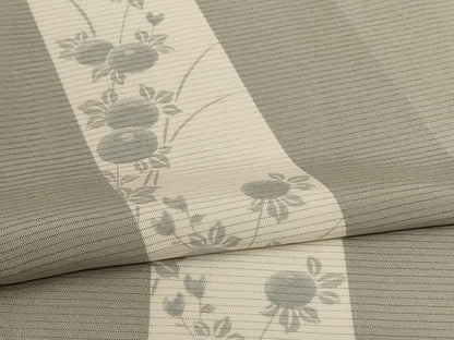 平和屋着物＊夏物 小紋 絽 草花間道 やまと誂製 正絹 逸品 AABC1881jd