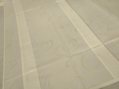 平和屋着物＊夏物 長襦袢 流水文 象牙色 正絹 逸品 AABC1886jd