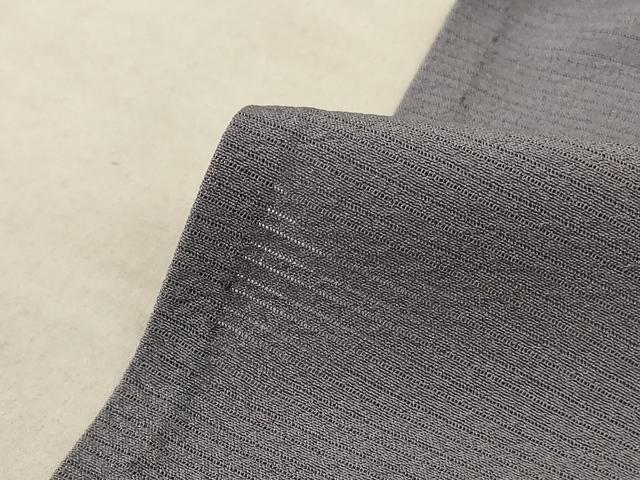 平和屋着物＊夏物 色無地 絽 桔梗鼠色 正絹 逸品 AABC1895jd