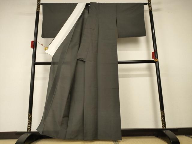 平和屋着物＊夏物 小紋 紗 縞 洗える着物 AABC1898jd