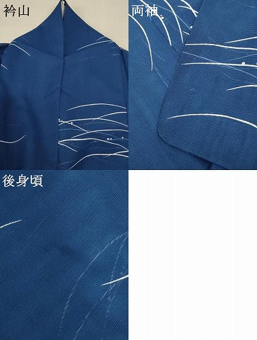 平和屋着物＊夏物 小紋 絽 芝 洗える着物 AABC1899jd