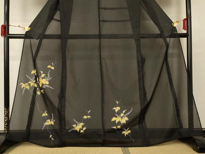 平和屋着物＊夏物 訪問着 絽 草花文 正絹 逸品 AABC1903jd
