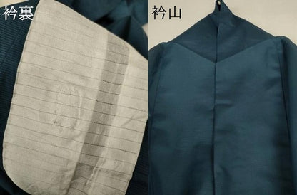 平和屋着物＊夏物 訪問着 絽 檜扇文 洗える着物 AABC1904jd