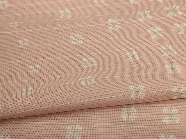 平和屋着物＊夏物 小紋 絽 花間道 洗える着物 AABC1909jd