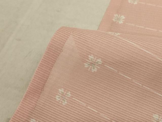 平和屋着物＊夏物 小紋 絽 花間道 洗える着物 AABC1909jd