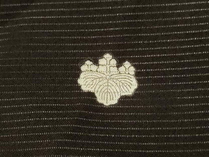 平和屋着物＊夏物 黒留袖 絽 風景舞鶴文 金彩 正絹 逸品 AABC1918jd