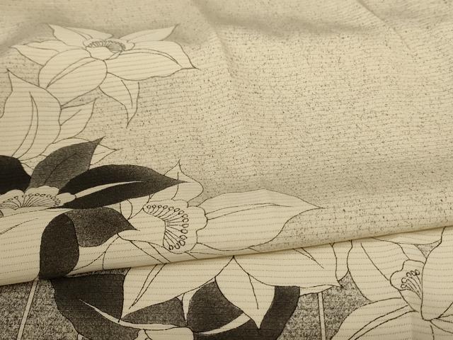 平和屋着物＊夏物 訪問着 絽 草花文 正絹 逸品 AABC1919jd