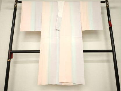 平和屋着物●長襦袢　袷　間道　暈し染め　正絹　逸品　AABC1946ck