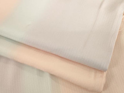 平和屋着物●長襦袢　袷　間道　暈し染め　正絹　逸品　AABC1946ck