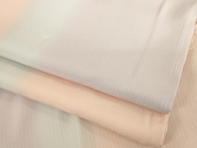 平和屋着物●長襦袢　袷　間道　暈し染め　正絹　逸品　AABC1946ck