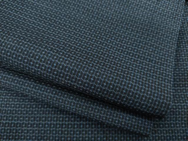 平和屋着物●男性　本場大島紬　アンサンブル　亀甲絣　正絹　逸品　AABC1959ck
